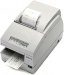 Epson TM-U675-012, Impresora de Multifunción incl. Cheques, Matriz de Puntos, Alámbrico, Serial, Blanco - Sin Cables