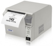Epson TM-T70, Impresora de Tickets, Térmica Directa, Alámbrico, Blanco - incluye Fuente de Poder, sin Cables