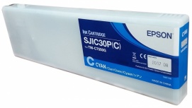 Cartucho Epson SJIC30P Cian Gloss, para ColorWorks C7500G