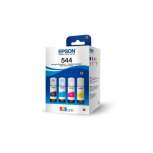 Tanque de Tinta Epson T544 Negro/Cian/Magenta/Amarillo, 65ml,