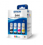 Kit de Tanque de Tinta Epson T544, 65ml, 4 Botellas Negro/Cian/Magenta/Amarillo