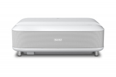 Proyector Epson EpiqVision Ultra LS650 Láser, 3840x2160 4K Ultra HD, 3600 lúmenes ANSI, Inalámbrico, Tiro Corto, con Bocinas, Blanco/Gris image