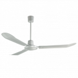 Estevez Ventilador de Techo Tormenta, 5 Velocidades, 56", Plata