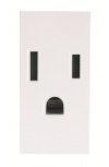 Estevez Tomacorriente N2128-BL, 1 Enchufes, 127 - 250V, 15A, Blanco