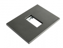 Estevez Placa de Pared N2471-AN, 1 Puerto, Antracita