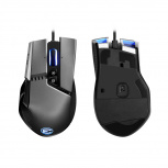 Mouse Gamer Ergonómico EVGA X17, Alámbrico, Óptico, 16.000DPI, USB-A, Gris image