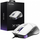 Mouse Gamer EVGA Óptico X12, Alámbrico, USB, 16.000DPI, Blanco