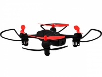 Drone Evorok Eagle II con Cámara 1MP, 4 Rotores, 80 Metros, Negro/Rojo