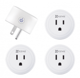 Ezviz Smart Plug T30/K4, Wi-Fi, 4 Conectores, 1600W, 10A, 4 Piezas