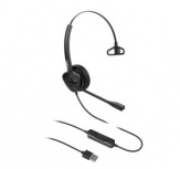 Fanvil Diadema Monoaural HT301U, Alámbrico, 1.8 Metros, USB-A, Negro