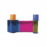 Fargo Cinta 045630, 500 Páginas, Negro/Cian/Magenta/Amarillo