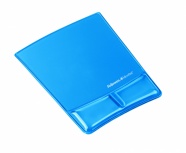 Mousepad Fellowes con Descansa Muñecas, 20x25.4cm, Grosor 2.4cm, Azul