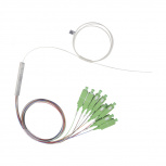 FiberHome Cable Divisor Óptico PLC, 1 x 8, con Conectores