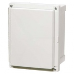 Fibox Gabinete NEMA de Plástico para Exteriores, 45.7 x 25.4cm, Blanco
