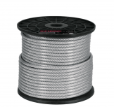 Fiero Bobina de Cable Flexible de Acero 44223, 75 Metros