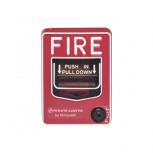 Fire-Lite Estación Manual de Emergencia, Alámbrico, Rojo, Texto en Inglés