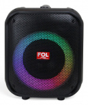 FOL Bocina Portátil FS-L1206, Bluetooth, Alámbrico/Inalámbrico, 50W RMS, USB, Negro