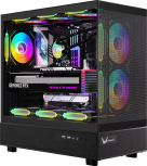 Gabinete Formula V Line Crystal Z8, Midi-Tower, ATX/Micro-ATX/Mini-ITX, USB 3.0, sin Fuente, 6 Ventiladores Instalados, Negro - Imagen adicional 10