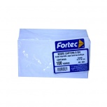 Fortec Sobre Tipo Cartera, Paquete de 100 Piezas de 3/4 Carta, Blanco