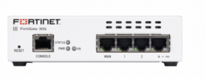 Firewall Fortinet FortiGate 30G, Alámbrico, 4 x RJ-45, 4000 Mbit/s