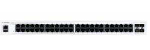 Switch Fortinet Gigabit Ethernet 148F-POE, 48 Puertos 10/100/1000Mbps (24 Puertos PoE) + 4 Puertos 10G SFP+, 176 Gbit/s, 32.000 Entradas - Administrable ― Requiere Licencia Adicional para garantía, contacta a servicio al cliente.