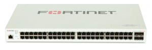 Switch Fortinet Gigabit Ethernet FortiSwitch 248E-FPOE, 48 Puertos PoE 10/100/1000Mbps + 4 Puertos SFP, 104 Gbit/s, 16.000 Entradas - Administrable ― Requiere Licencia Adicional para garantía, contacta a servicio al cliente.