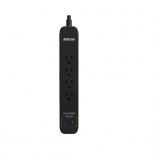 Forza Power Technologies Supresor de Picos FSP-451USBCBK, 6 Salidas, 2 Puertos USB, 500 Joules
