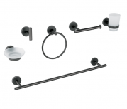 Foset Juego de Accesorios para Baño 47975, 6 Piezas, Metal