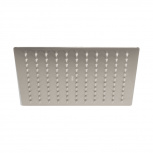 Foset Regadera Tipo Lluvia, Diámetro 25 cm, Metal/Acero Inoxidable, No Incluye Brazo