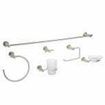 Foset Juego de Accesorios para Baño 49682, 6 Piezas, Metal