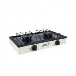 Foy Parrilla de Gas 144713, 2 Quemadores, Blanco