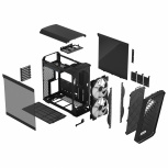 Gabinete Fractal Design Torrent Compact, Full Tower, ATX/EATX/Micro-ATX/Mini-ITX/SSI-CEB, USB 3.0, sin Fuente, 2 Ventiladores Instalados, Negro - Imagen adicional 6