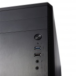 Gabinete Fractal Design Core 1100, Mini-Tower, Micro-ATX/Mini-ITX, USB 2.0/3.0, sin Fuente, 1 Ventilador Instalado, Negro - Imagen adicional 3