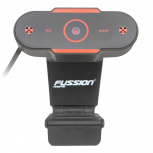 Fussion Acustic Webcam Gamer CAM-06, 480P, 640 x 480 Pixeles, USB, Negro