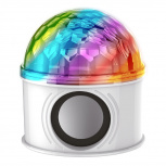 Fussion Acustic Lámpara LED Bluetooth con Bocina LDB-0010, Interiores, RGB, 4W, Blanco