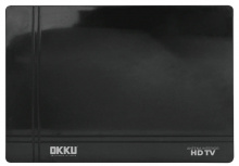 Fussion Antena Digital para Televisión OAN70001, Interior, UHF/VHF, Negro