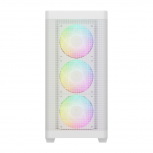 Gabinete Gamdias Athena M3, Midi-Tower, ATX/EATX/Micro-ATX/Mini-ITX, USB 3.0, sin Fuente, 4 Ventiladores Instalados, Blanco - Imagen adicional 3