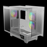 Gabinete Gamdias ATLAS M1 WH, Midi-Tower, ATX/Micro-ATX/Mini-ITX, USB 3.0, sin Fuente, 3 Ventiladores Instalados, Blanco - Imagen adicional 2