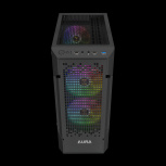 Gabinete Gamdias AURA GC7 ARGB, Midi-Tower, ATX/Micro-ATX/Mini-ITX, USB 2.0/3.0, sin Fuente, 3 Ventiladores Instalados, Negro - Imagen adicional 2