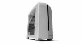 Gabinete Game Factor CSG500, Micro-Tower, Micro-ATX/Mini-ITX, USB 2.0/3.0, sin Fuente, 2 Ventiladores Instalados, Blanco 
