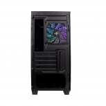 Gabinete Game Factor CSG560, Micro-Tower, Micro-ATX/Mini-ITX, USB 3.0, sin Fuente, 1 Ventilador Instalado, Negro - Imagen adicional 4
