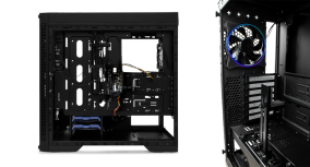 Gabinete Game Factor CSG601, Full Tower, ATX/EATX/Micro-ATX/Mini-ITX, USB 2.0/3.0, sin Fuente, sin Ventiladores Instalados, Negro - Imagen adicional 6