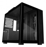 Gabinete Game Factor CSG700-BK, Midi-Tower, ATX/EATX/Micro-ATX/Mini-ITX, USB 2.0/3.0, sin Fuente, sin Ventiladores Instalados, Negro