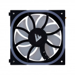 Ventilador Game Factor FG500-BK, 120mm, 1900RPM, ARGB, Negro 