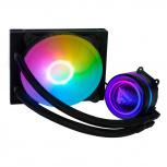 Game Factor LQG501 Enfriamiento Líquido para CPU, 1x 120mm, hasta 1500RPM, Negro 