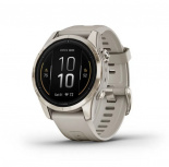 Garmin Smartwatch Epix Pro (Gen 2) Edición Sapphire, Touch, GPS, Bluetooth, 42mm, Android/iOS, Titanio/Blanco - Resistente al Agua