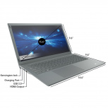 Laptop Gateway GWTN156-11, 15.6" 1920x1080 Full HD, Intel Pentium Silver N5030, 4GB, 128GB eMMC, Windows 10 Home S, Inglés - Imagen adicional 8
