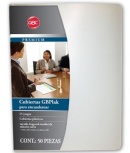 GBC Cubiertas GBPlak Rayado Cristal, Paquete de 50 Piezas, Tamaño Carta