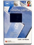 GBC Cubierta GBPlak, Paquete de 50 Piezas, Tamaño Oficio, Negro