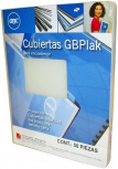 GBC Cubiertas GBPlak Lisas, Paquete de 50 Piezas, Tamaño Carta, Cristal
